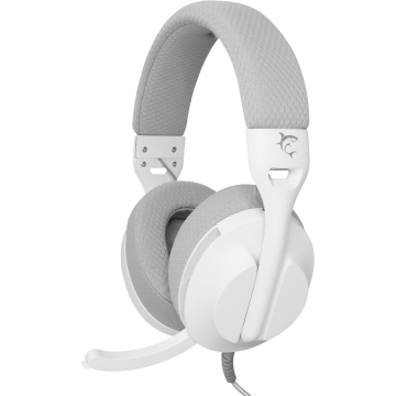 Casti Gaming cu Fir PARROT  Stereo pentru PC / PS4 / PS5 / Xbox / MAC Alb/Gri