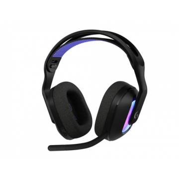 Casti Gaming Logitech G522 Lightspeed, Wireless, Bluetooth, USB, RGB (Negru)