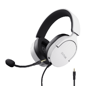 Casti Gaming Trust GXT 489 Fayzo, Jack 3.5 mm, Microfon, Alb