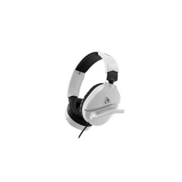 Casti Gaming Turtle Beach Recon 70 Nintendo Switch, Jack 3.5mm, Microfon, Dolby Atmos, Compatibil Nintendo Switch 2 (Alb)