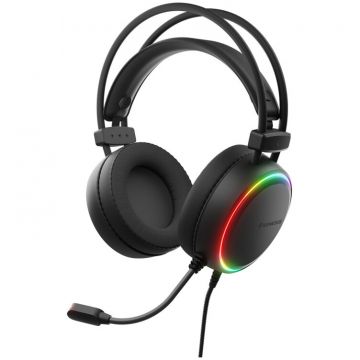 Casti Neon 613 G2 cu Fir Negru