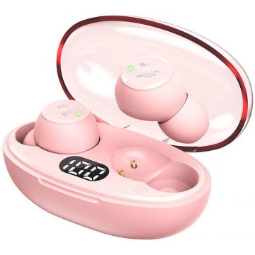 Casti T305 Gaming TWS Bluetooth 5.3 Wireless Roz