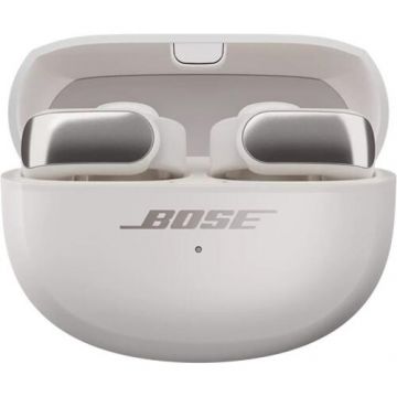 Casti True Wireless Bose Ultra Open, Bluetooth, NFC, IPX4, Microfon (Alb)