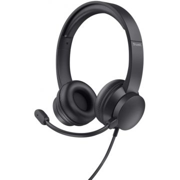 Casti Trust On-Ear, Ayda Black