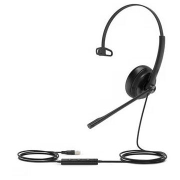 Casti UH34 Mono USB Negru