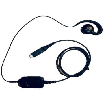 Casti USB-C Wired Headset for PTT + VoIP Negru