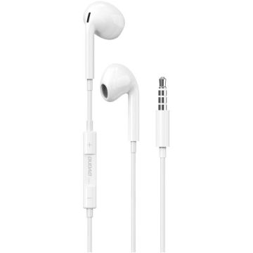 Casti X14 Pro, In-ear, Control pe fir, Jack 3.5mm, Lungime cablu 1.2m, Alb