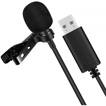 Generic Microfon lavaliera 1.5m USB Type-A