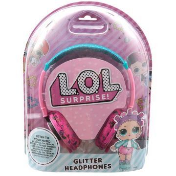 Giochi Preziosi Casti Audio cu Sclipici pentru Fetite, L.O.L Surprise Multicolor