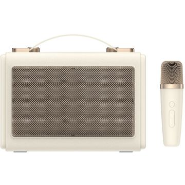 HAVIT Boxa karaoke HAVIT SK823BT, cu microfon, Bluetooth 5.3, Bej