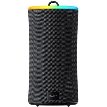 HAVIT Boxa portabila, Havit, SK833BT, 2x10W, IPX6, 200x102x102mm, Negru