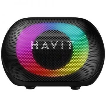 HAVIT Boxa portabila, Havit SK885BT, Bluetooth 5.3, 10W, 118x84,5x81mm, Neagra
