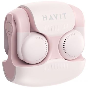 HAVIT Casti HAVIT OWS907, Bluetooth 5.3, TWS, In-Ear, Control tactil, TWS, Roz