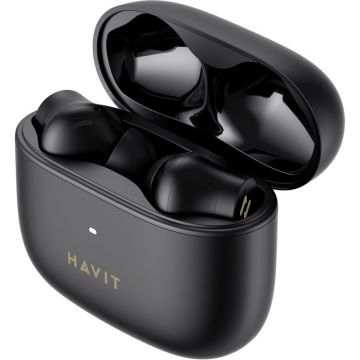 HAVIT Casti HAVIT TW958 PRO, Bluetooth 5.3, TWS, In-Ear, Control tactil, Negru