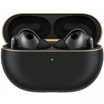 Huawei Casti In-Ear HUAWEI FreeBuds Pro 4, True Wireless, Hybrid ANC, Bluetooth, IPX54, Multi point connection, Automonie 33h, Carcasa incarcare wireless, Negru