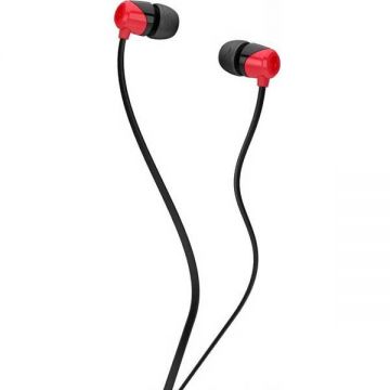 Skullcandy Casti SKULLCANDY Jib S2DUHZ-335, Cu Fir, In-Ear, negru-rosu