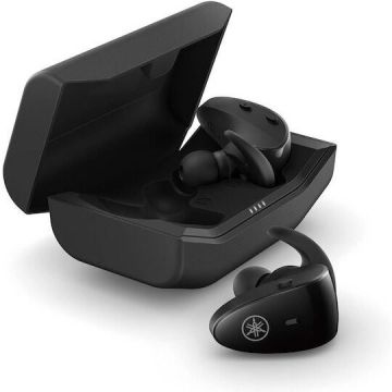 Yamaha Casti Yamaha TW-ES5A, In-ear,  Bluetooth,  Handsfree, IPX7, Forma unica, aripioare de silicon pentru fixare sigura si confortabila, Negru