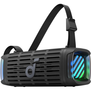 Anker Boxa portabila Anker Soundcore Boom 3i, 50W, IP68, BassUp 2.0, Autonomie 16 ore, Bluetooth 5.3, Negru