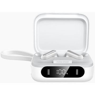 Anker Casti in-ear wireless bluetooth Anker Soundcore P41i, ANC, cablu USB-C retractabil, functie baterie externa, IPX5, Alb