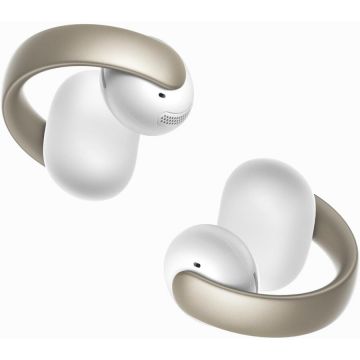 Anker Casti true wireless Soundcore AeroClip Open-Ear Clip-On, 4 Microfoane si AI, Hi-Res, IPX4, Alb