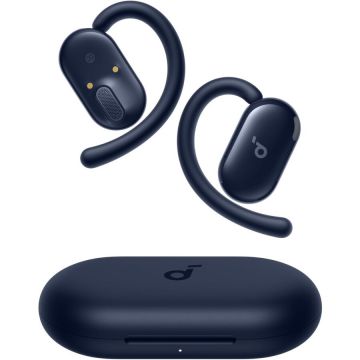 Anker Casti wireless Open-Ear Anker Soundcore V20i, Autonomie 36 ore, IP55, Bluetooth 5.4, Albastru inchis