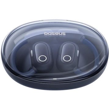 BASEUS Casti wireless Baseus Eli Sport 1 Open-Ear TWS, Bluetooth 5.3, Autonomie 30 ore, Negru