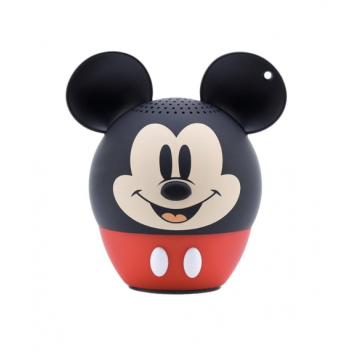 Boxa portabila Bitty Boomers Disney Mickey Mouse, Bluetooth, 3 W, Autonomie 4 ore (Negru/Rosu)