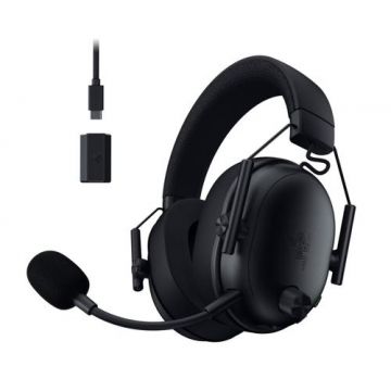 Casti Gaming Wireless Razer BlackShark V3, 2.4G/Bluetooth/USB, Driver TriForce Gen-2, Over-Ear, Microfon HyperClear Super Wideband, Compatibil PS5, PS4, PC, Mac (Negru)