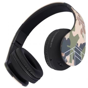 Casti pentru copii wireless PowerLocus P2, Microfon (Camuflaj)