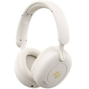 HAVIT Casti wireless HAVIT H655BT, Bluetooth 5.3, Bej