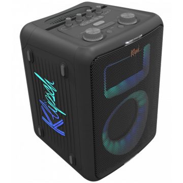 Klipsch Sistem audio portabil KLIPSCH VEGAS, 95db, Bluetooth 5.2, Autonomie 18 ore, Microfon inclus, IPX4, Karaoke, Negru