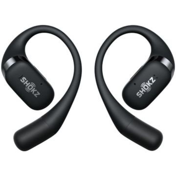 Shokz Casti Shokz OpenFit T910-ST-BK-US , True Wireless, open-ear, Bluetooth 5.2, IP54, Negru