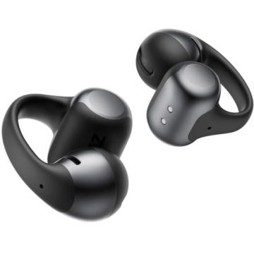 Shokz Casti Wireless Shokz E310-ST-BK, ear-clip-on , Bluetooth 5.4, Rezistente la Transpiratie, Cu Carcasa de Incarcare, Negru