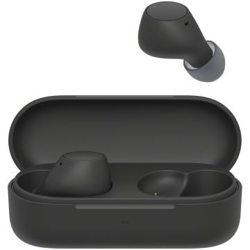 Sony Casti In-Ear Sony WF-C510B, True Wireless, Conexiune multipunct, Incarcare rapida, Mod Ambient Sound, Microfon, Bluetooth, IPX4, Autonomie 11 ore, Negru
