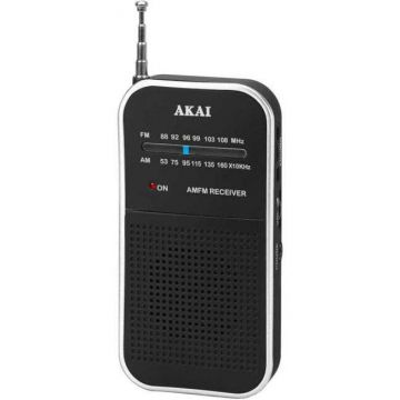 Akai Radio portabil Akai APR-350, AM/FM, Negru