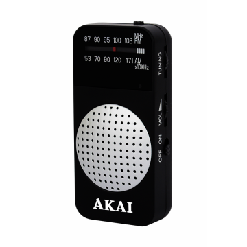 Akai Radio portabil de buzunar Akai APR-250, Negru