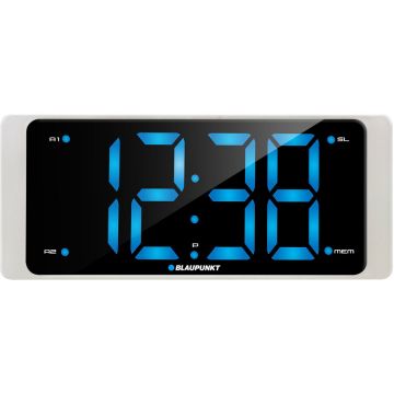 Blaupunkt Radio cu ceas Blaupunkt CR16WH, FM radio, Dual Alarm, USB, Alb