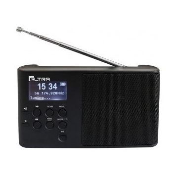 Eltra Radio portabil, Eltra, 170 x 90 x 38 mm, Negru