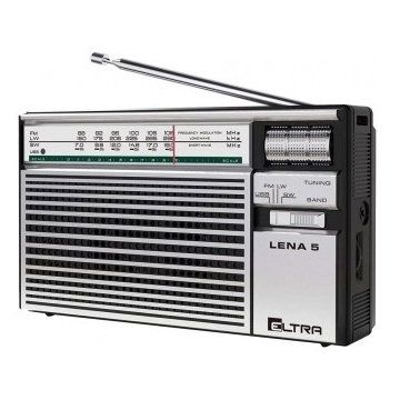 Eltra Radio portabil Eltra Lena 5, Argintiu