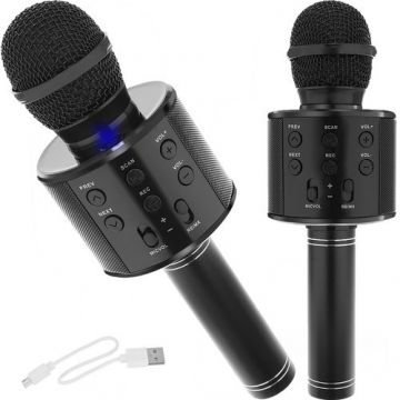 microfon karaoke - negru izoxis 22189 microfon karaoke - negru izoxis 22189