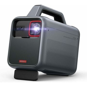 Nebula Proiector video portabil smart Anker Nebula Mars 3, 4K, 1000 ANSI Lumens, Android TV 11, AI, IPX3, Negru