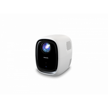 Philips Videoproiector Philips NeoPix 130W Smart, HD 1280x720, 130 ANSI lumen, Wi-Fi, HDMI, USB, Difuzoare 2x 5W, Alb