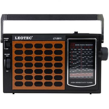 Radio portabil LT-2011 Negru / Maro