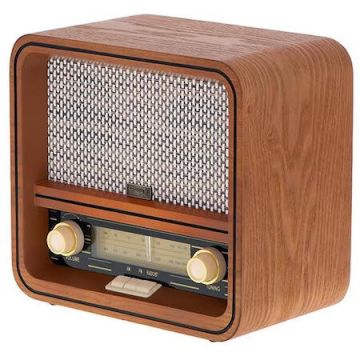 Radio Retro CR 1188 FM/AM Bluetooth USB Stereo Finisaj Lemn