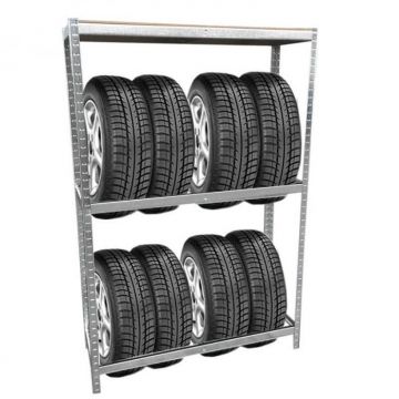 Raft pentru depozitare anvelope SR10540 Grafner 16828, 8 anvelope