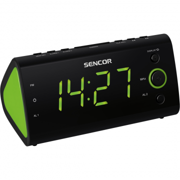 Sencor Radio cu ceas desteptator Sencor SCR 170, ecran verde