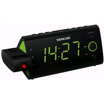 Sencor Radio cu ceas desteptator Sencor SRC 330 LED, verde