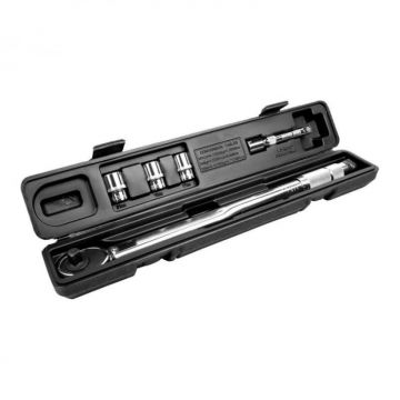 Set cheie dinamometrica si accesorii Gude 39010, 1 2  , 40-210 Nm, 5 piese