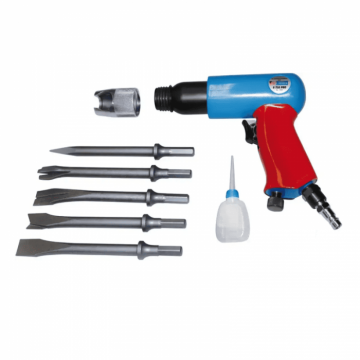 Set ciocan pneumatic si dalti Gude 75180, 6 piese