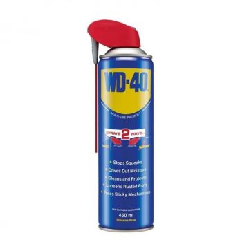 Spray lubrifiant multifunctional 450SS Smart Straw  WD-40, 450 ml
